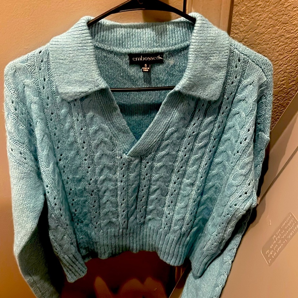 Crop sweater